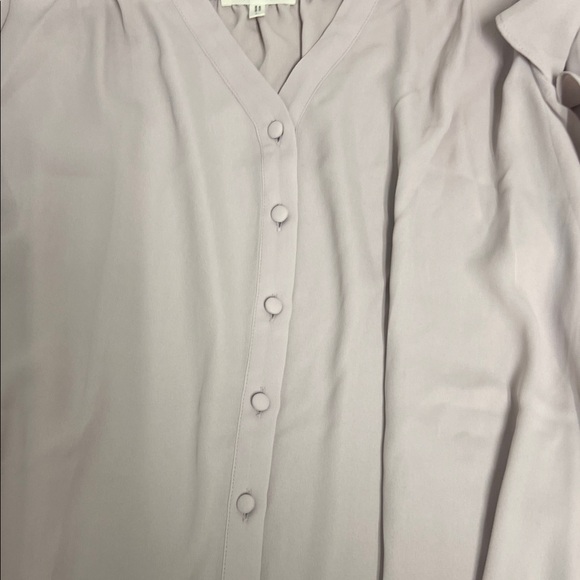 Maurices Light Purple Button-Up Blouse - Picture 4 of 4